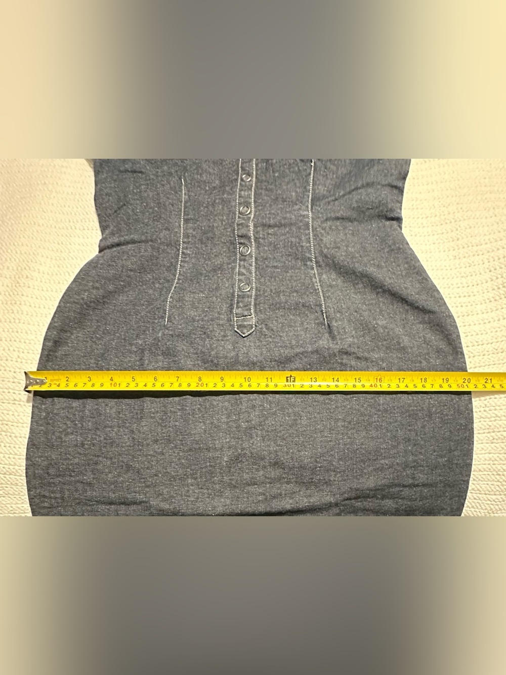 DKNY Dark Blue Denim Dress - Picture 10 of 10